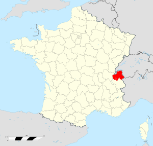 Haute Savoie carte